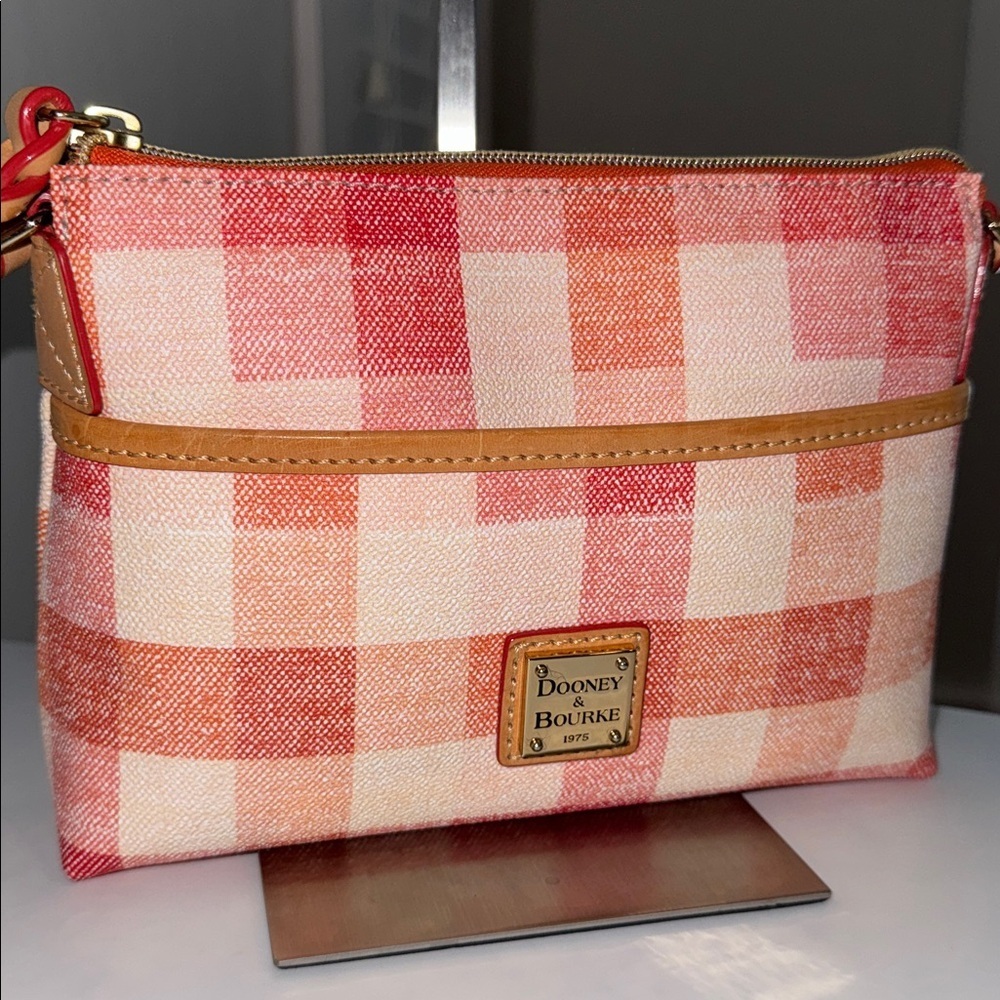 Dooney & Bourke Ginger Crossbody Bag Quadretto Check - Picture 2 of 8